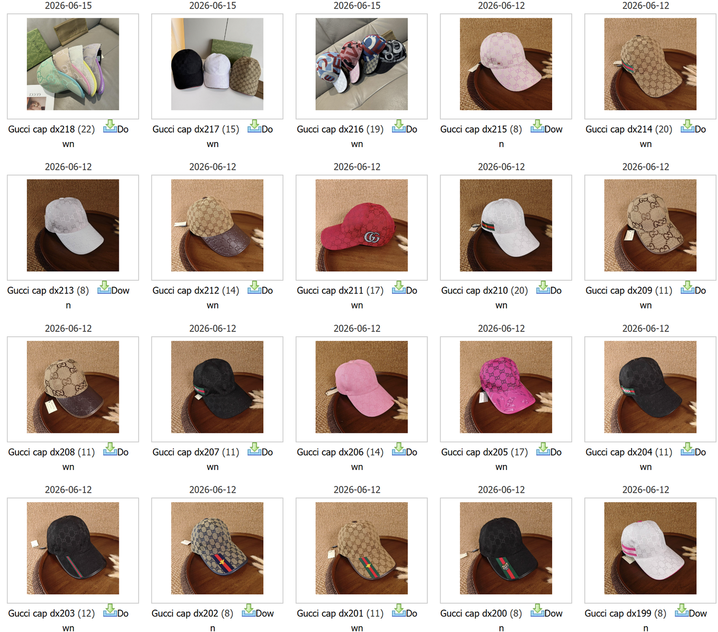Pack Casquettes de Luxe – Fournisseurs Chine