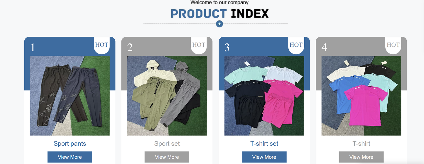 Pack Vêtements – Fournisseurs Chine